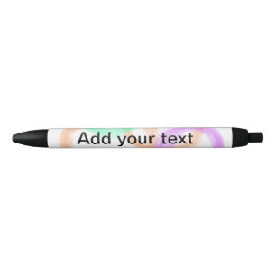 Simple minimal colourful watercolor circle balls black ink pen