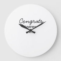Simple minimal congrats add name date year graduat