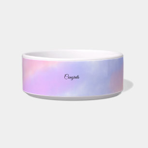 Simple minimal congratulations add your text name bowl