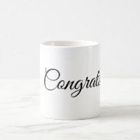 Simple minimal congratulations add your text name