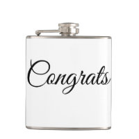 Simple minimal congratulations add your text name
