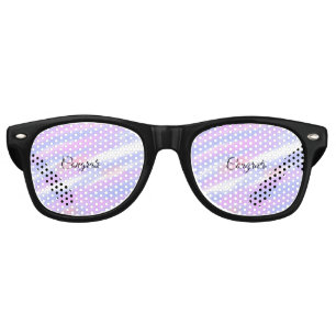 Simple minimal congratulations add your text name retro sunglasses