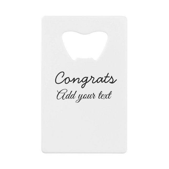 Simple minimal congratulations graduation add your (Front)