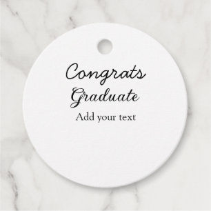 Simple minimal congratulations graduation add your favour tags