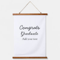 Simple minimal congratulations graduation add your