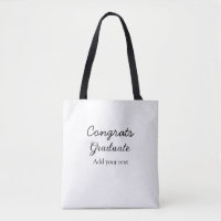 Simple minimal congratulations graduation add your