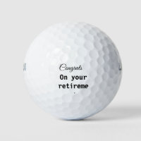 Simple minimal congratulations retirement add name