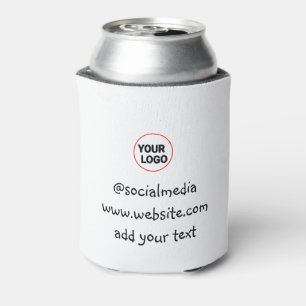 simple minimal custom add your logo address websit can cooler
