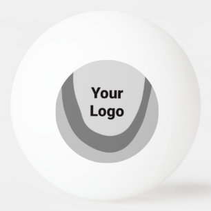simple minimal custom add your logo address websit ping pong ball