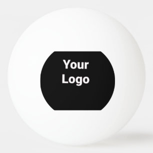 simple minimal custom add your logo address websit ping pong ball
