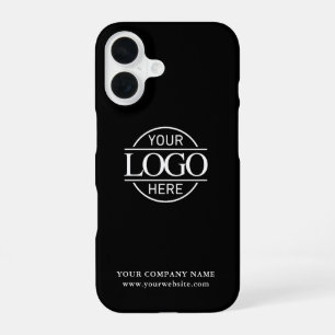 Simple Minimal Custom Business Company Logo iPhone 16 Case