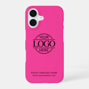 Simple Minimal Custom Business Company Logo iPhone 16 Case