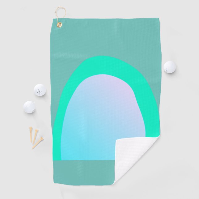 simple minimal custom watercolor add logo website  golf towel (InSitu)