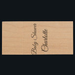 SIMPLE MINIMAL.CUTIE ADD NAME BABY baby shower Thr<br><div class="desc">Design</div>