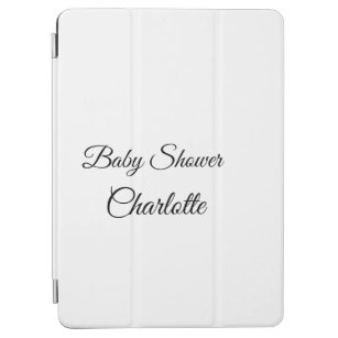 SIMPLE MINIMAL.CUTIE ADD NAME BABY baby shower Thr iPad Air Cover