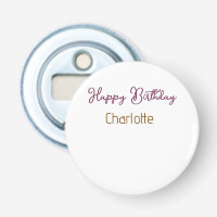 SIMPLE MINIMAL.CUTIE ADD NAME BABY happy birthday 