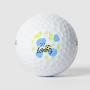 SIMPLE MINIMAL.CUTIE ADD NAME BABY happy birthday Golf Balls