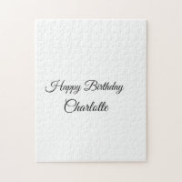 SIMPLE MINIMAL.CUTIE ADD NAME BABY happy birthday 