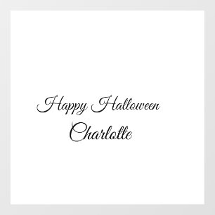 SIMPLE MINIMAL.CUTIE ADD NAME BABY happy Halloween