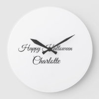 SIMPLE MINIMAL.CUTIE ADD NAME BABY happy Halloween