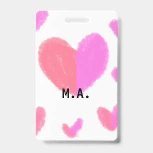 SIMPLE MINIMAL.CUTIE ADD NAME BABY letter Throw Pi ID Badge