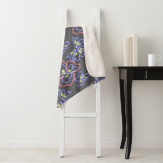 simple minimal design your logo fleece blanket