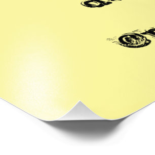 simple minimal elegant add your logo text Poster