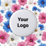 Simple minimal elegant custom logo here company  6 cm round badge<br><div class="desc">Design</div>
