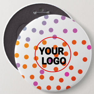 Simple minimal elegant custom logo here company b 6 cm round badge