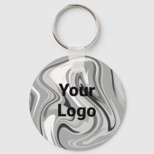 Simple minimal elegant custom logo here company  b key ring