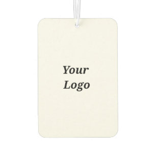 Simple minimal elegant custom logo here company  c car air freshener