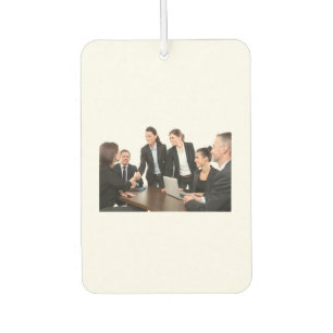 Simple minimal elegant custom logo here company  c car air freshener