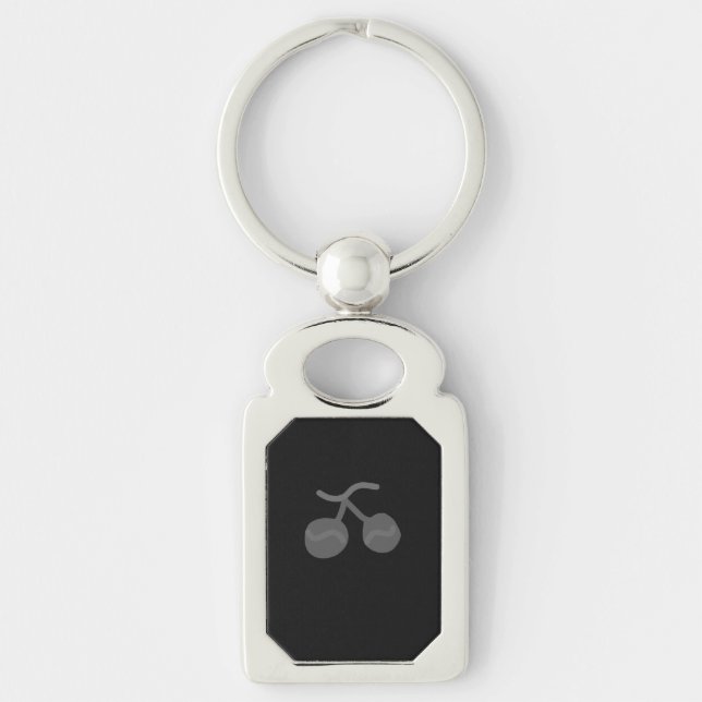Simple minimal elegant custom logo here company cl key ring (Front)