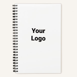 Simple minimal elegant custom logo here company cl notebook