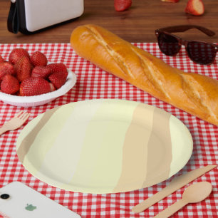 Simple minimal elegant custom logo here company cl paper plate