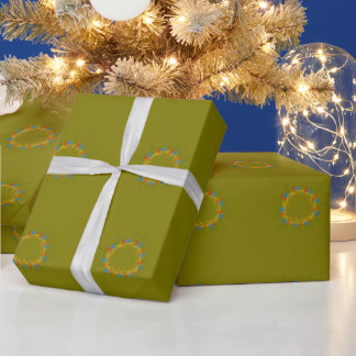 Simple minimal elegant custom logo here company cl wrapping paper