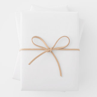 Simple minimal elegant custom logo here company cl wrapping paper sheet