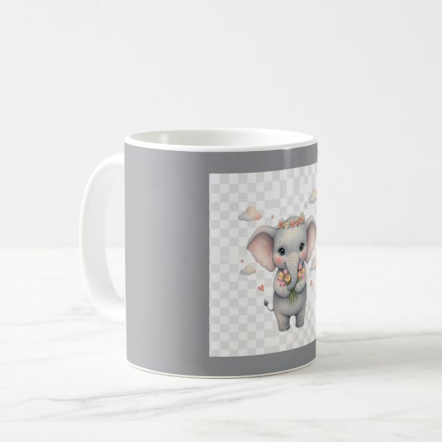Simple minimal elegant custom logo here company    coffee mug (Front Left)