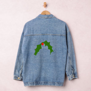 Simple minimal elegant custom logo here company denim jacket