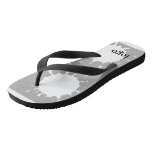 Simple minimal elegant custom logo here company  f jandals