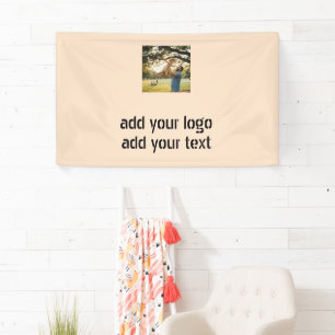 Simple minimal elegant custom logo here company g banner