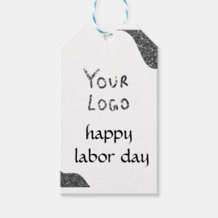 Simple minimal elegant custom logo here company g gift tags