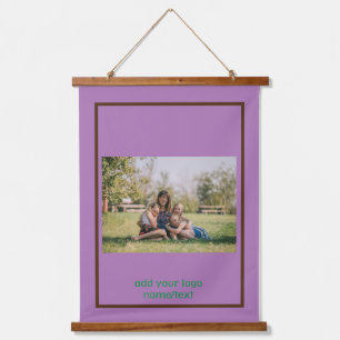 Simple minimal elegant custom logo here company g hanging tapestry