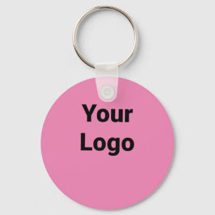 Simple minimal elegant custom logo here company g key ring