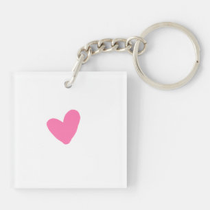 Simple minimal elegant custom logo here company g key ring