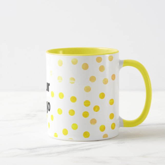 Simple minimal elegant custom logo here company    mug (Right)