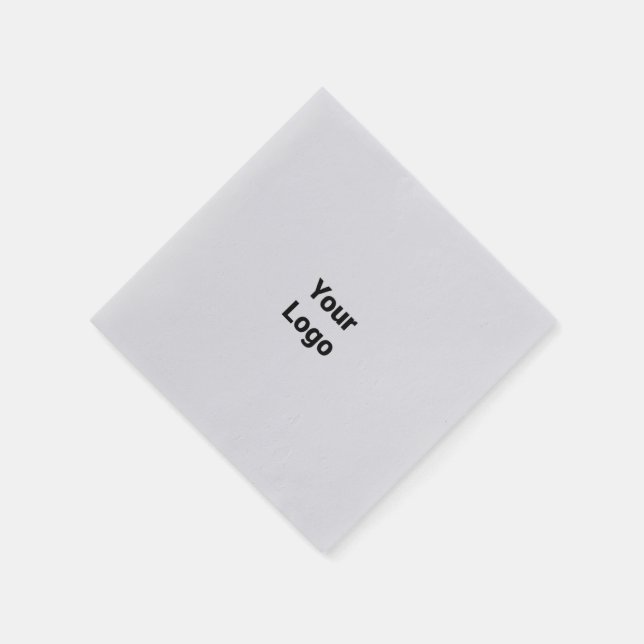 Simple minimal elegant custom logo here company    napkin (Corner)