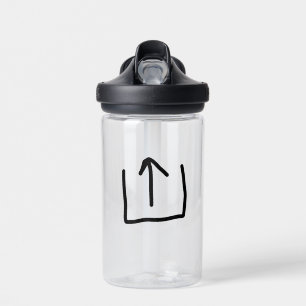 Simple minimal elegant custom logo here company ph water bottle