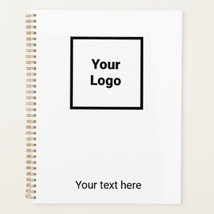 Simple minimal elegant custom logo here company    planner
