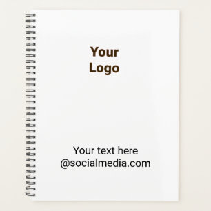 Simple minimal elegant custom logo here company    planner